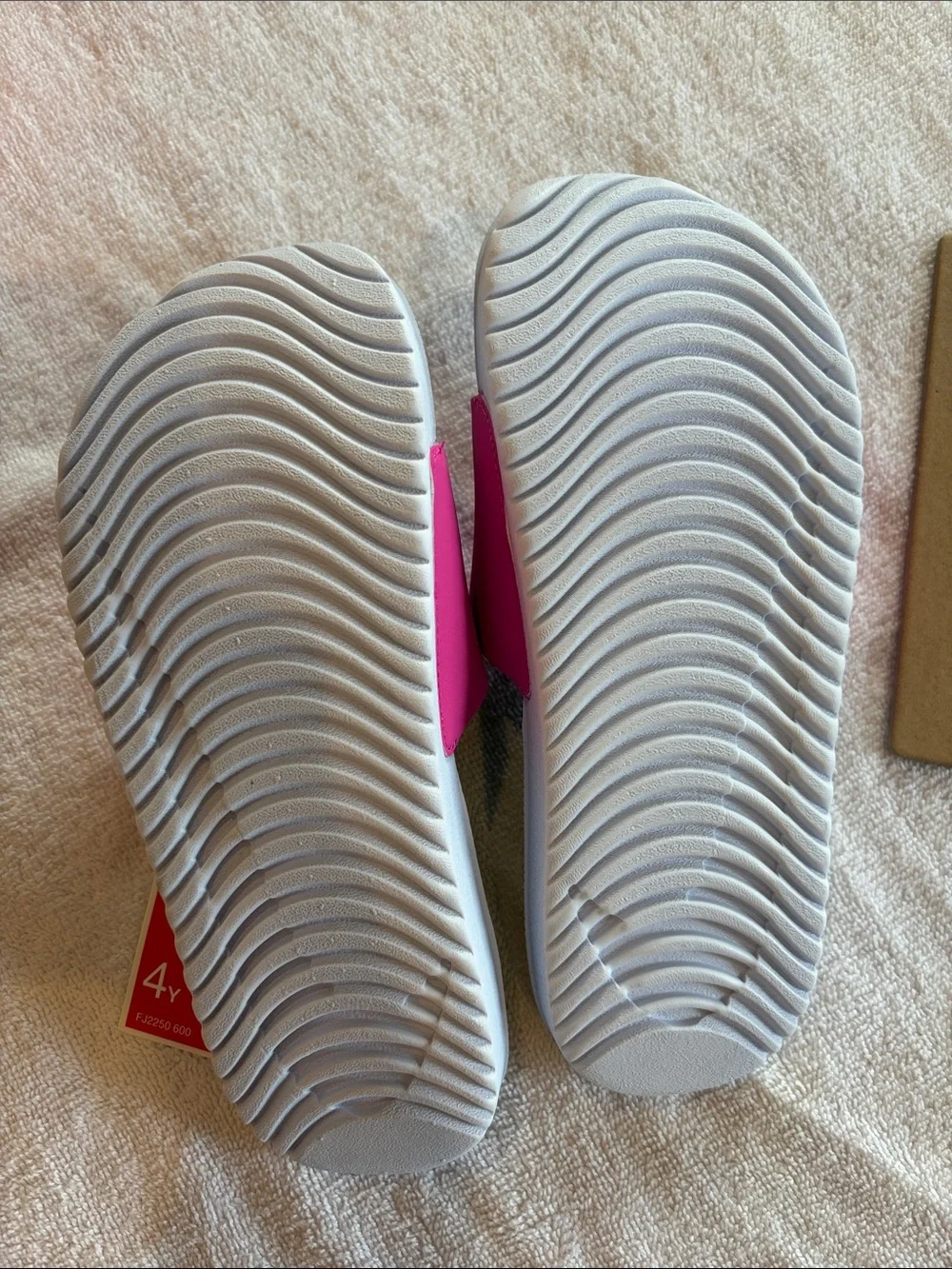Nike Hot Pink and Black Slide Sandals - Picture 5 of 5